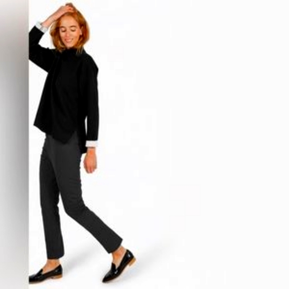 NEW EVERLANE " THE MODERN OXFORD BLACK LOAFERS" WOMEN'S SIZE 10.5 - Picture 2 of 12